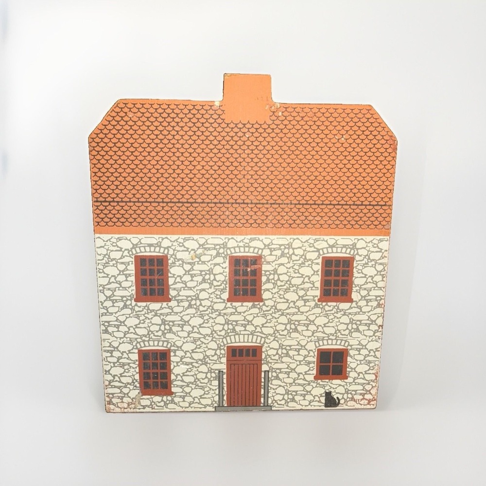 The Cat's Meow Village 1762 Waterworks Bethlehem Pennsylvania 1992 RARE Wooden